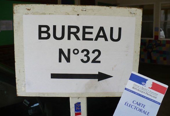 Panneau bureau de vote